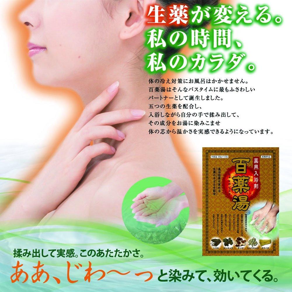 UYEKI Hyakuyakuto Medicinal Bath Additives 5 Types of Herbal Medicine Sodium Bicarbonate 30g X 10 Packets + (Quasi-drug)