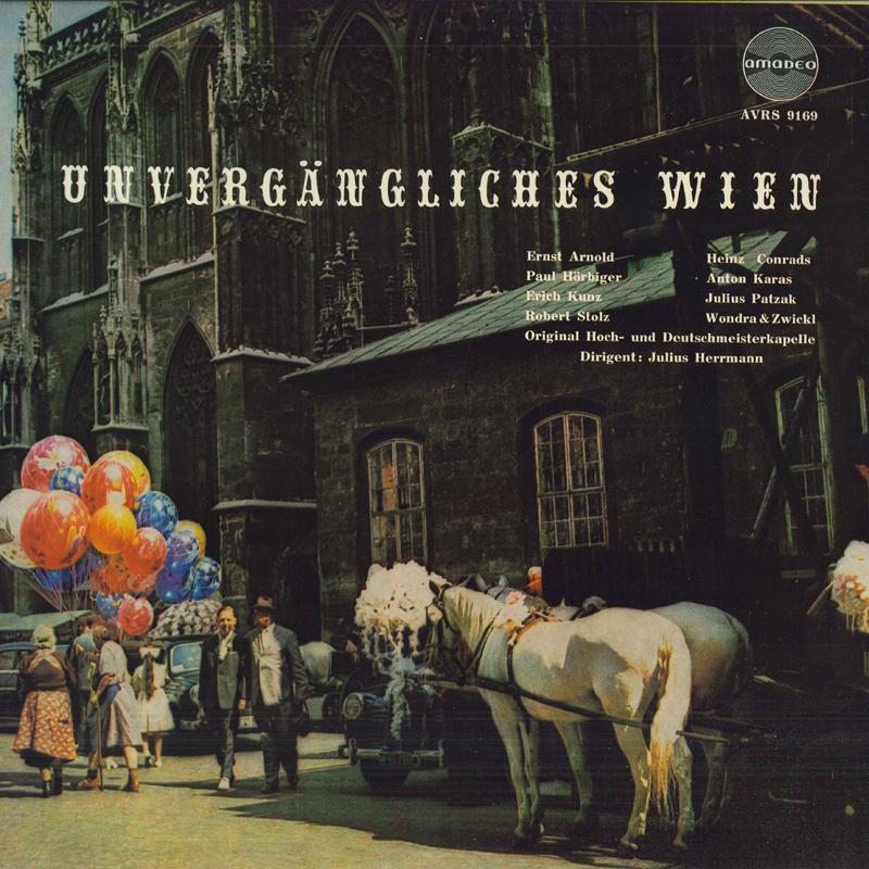 

LP Record VARIOUS Unvergangliches Wien AVRS9169 AMADEO Austria Folk Used