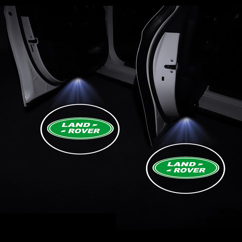 1/2pcs LED Car Door Courtesy Light Projector Welcome Lamp Car Badge for Land Rover Range Rover Defender Freelander Discovery 1 2 3 Evoque Rover L32
