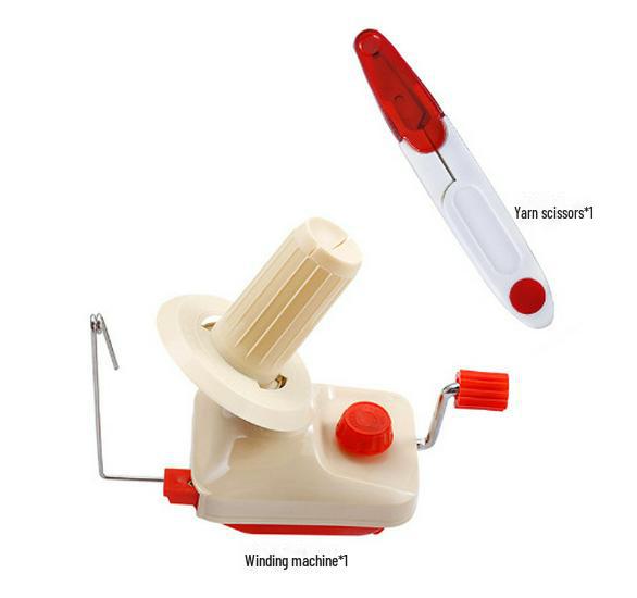 Compact Hand-Crank Wool Winder Set