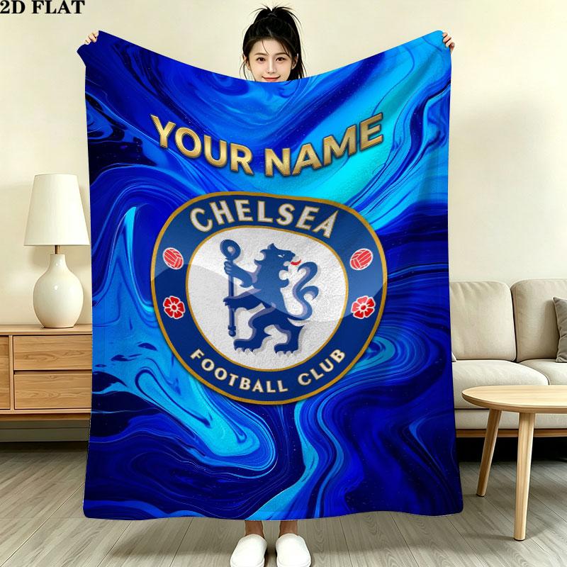 Custom Chelsea F.C Blanket, High Quality Comfortable for All Seasons, Home Decor, Warmth and Comfort
