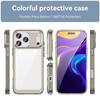 For iPhone 17 Pro Max Case TPU+Acrylic Protective Clear Phone Cover