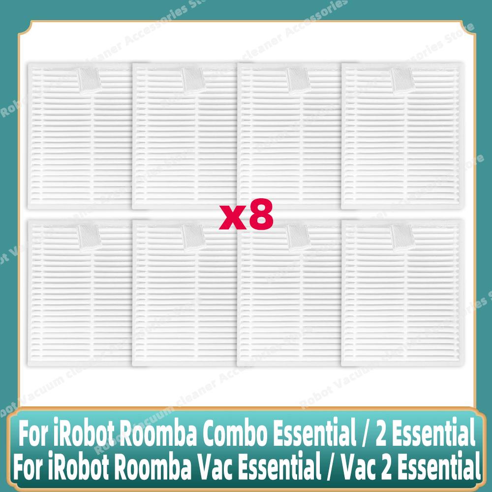 Compatible For iRobot Roomba 105 Combo, Roomba Combo Essential / 2 Essential Main Side Brush Hepa Filter Mop Dust Bag Parts