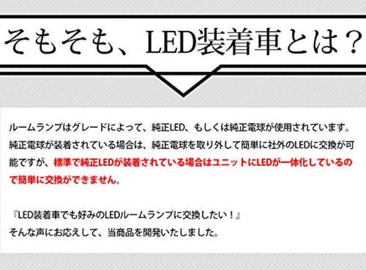 YOURS Toyota 60 Series Harrier Model Genuine LED Interior Light Compatible with Genuine LED Vehicles Dimming Specially Designed LED Interior Light Set