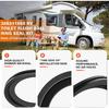 Verbessertes 385311658 Wohnmobil Toilettendichtung von Beaquicy, Spülkugel-Dichtungsring Ersatz für Dometic 300/310/320, Toilettendichtungs-Teile Lösen das Leck