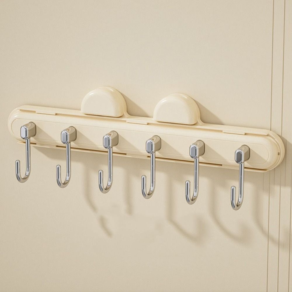 Wall-mounted Door Back Gap Rack Punch-free Expansion Gap Hook Multifunctional Sticky Hook  Cabinet