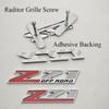 3D Metall Bil Styling Logo Z71 Z71 OFF ROAD Bakluckemärke Frontgrill Emblemdekal För Chevrolet Silverado Colorado Cheyenne