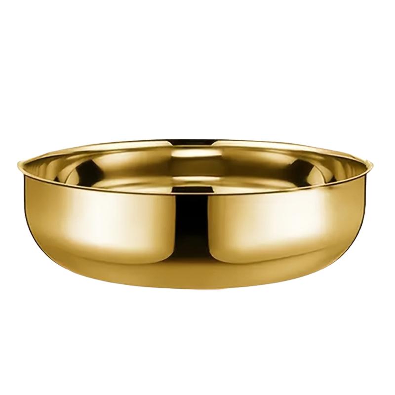 Extra Thick Stainless Steel Bowl Household Large Capacity Baking Bowl Suitable for Mixing Dough Stirring Salads Multi-purposed