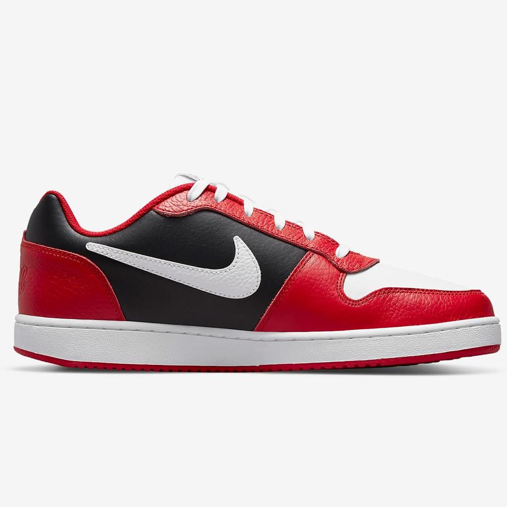 Nike Ebernon Low Premium Size (White/Black/University Red) AQ1774-101, 24.5cm (Japan)