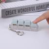 Mechanical Keyboard Switch Keychain 4 Key Fidget Toy Stress Relief DIY Pressing Sensory Gift for Adults