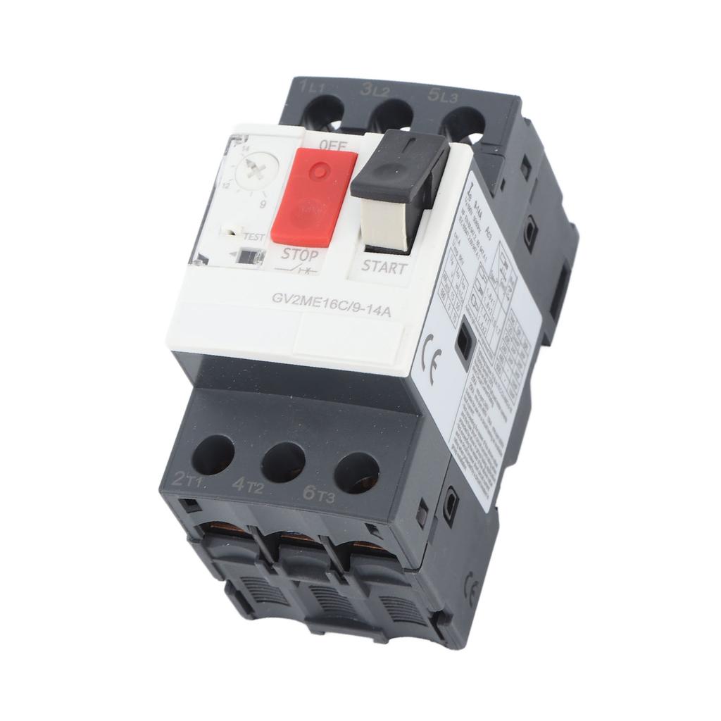 Motor Circuit Breaker Overload Short Circuit Protection 35mm Guide Rail Mounting Motor Protection