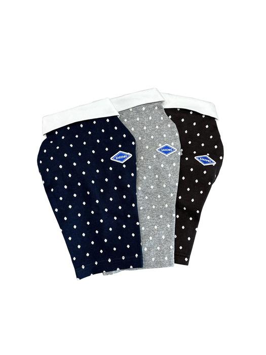 BARKDOG Dot PK T-shirt M-6XL 3colors Dot Navy