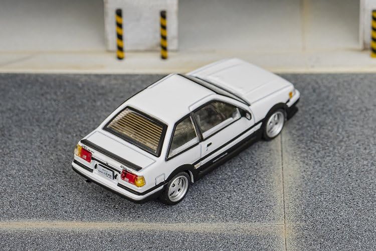 DIECASTTEAM 1/64 Scale Toyota Corolla Levin White Finished Model LL-009-144