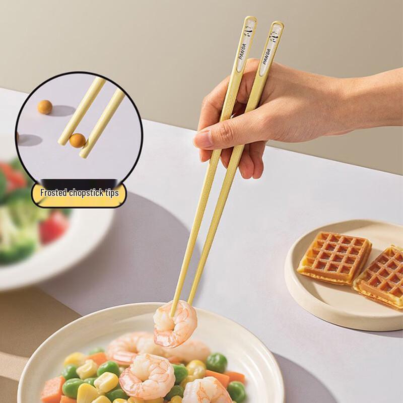 Shibhua Panda 5-Pair Multi-Color Alloy Chopsticks
