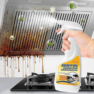300ml Fettiger Schmutz Reiniger Spray Kraftvoller Küchenölfleckentferner Mehrzweck-Fettentferner für Backofen Herd