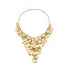 Exaggerated Metal Plate Waterfall Tassels Necklace For Women Multi-Layer Long Necklace Bohemian Style Jewelry Neck Accessories