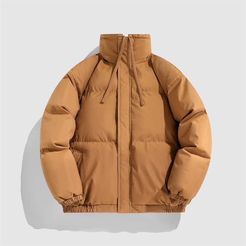 

Зимняя мужская новая хлопковая одежда Популярная спортивная повседневная теплая большого размера хлопковая одежда M коричневый