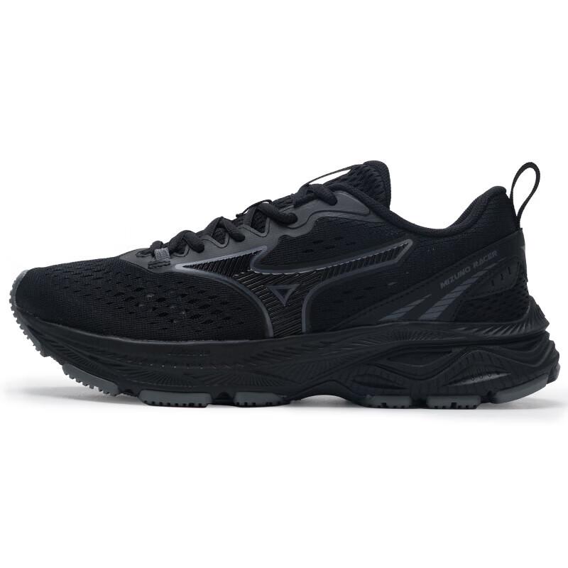 MIZUNO Черные Воинские Сетчатые Беговые Кроссовки D1GH2236-01 EU 41 чёрный