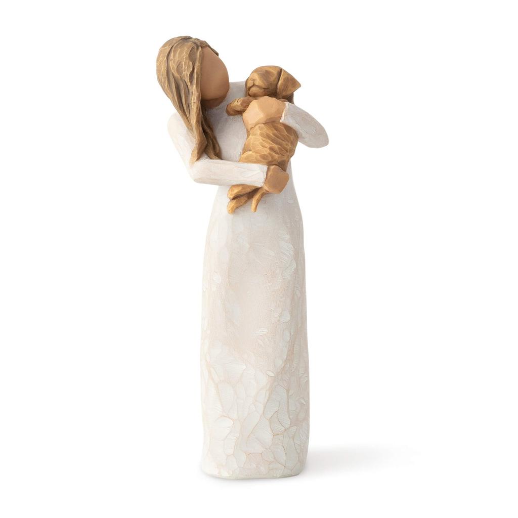 Willow Tree Adorable You (Golden Dog) Hand-Painted Figurine