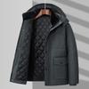 Men's Autumn Winter Parkas Fleece Cotton Thick Warm Puffer Hooded Jacket Fluffy Collar Waterproof Windbreaker Padded Coat Plus Size 8XL
