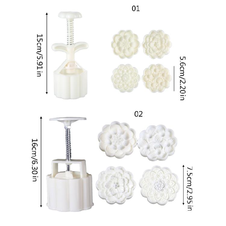 Forma do ciasta księżycowego Festiwal DIY Ręczna prasa Wykrawacze do ciasta księżycowego Gadżety do dekorowania ciast