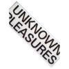 Joy Division Unknown Pleasures Woven Text Iron On Patch