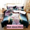Kawai Hayato Suou Beding Set Single Twin Ful Quen King-Sized Dimensionsd Dimensions Bed Linen Set Adult People Kid Bedrom Duvetcover Sets 3D Anime Bed