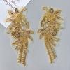 Heavy Industry Gold Mesh Bead Sequined Flower Cloth Sticker Exquisite Dress Skirt Decoration Diy Accessories Clothing Accessories