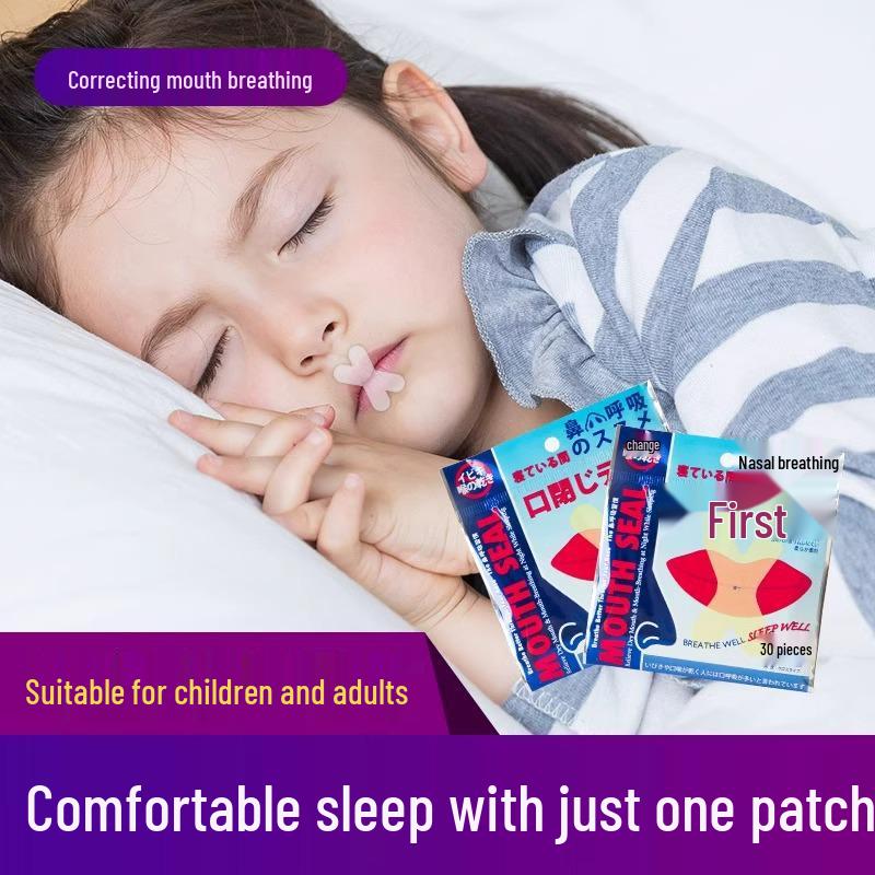 Mouth-Sealing Sleep Tape: Snoring and Mouth Breathing Corrector for Kids