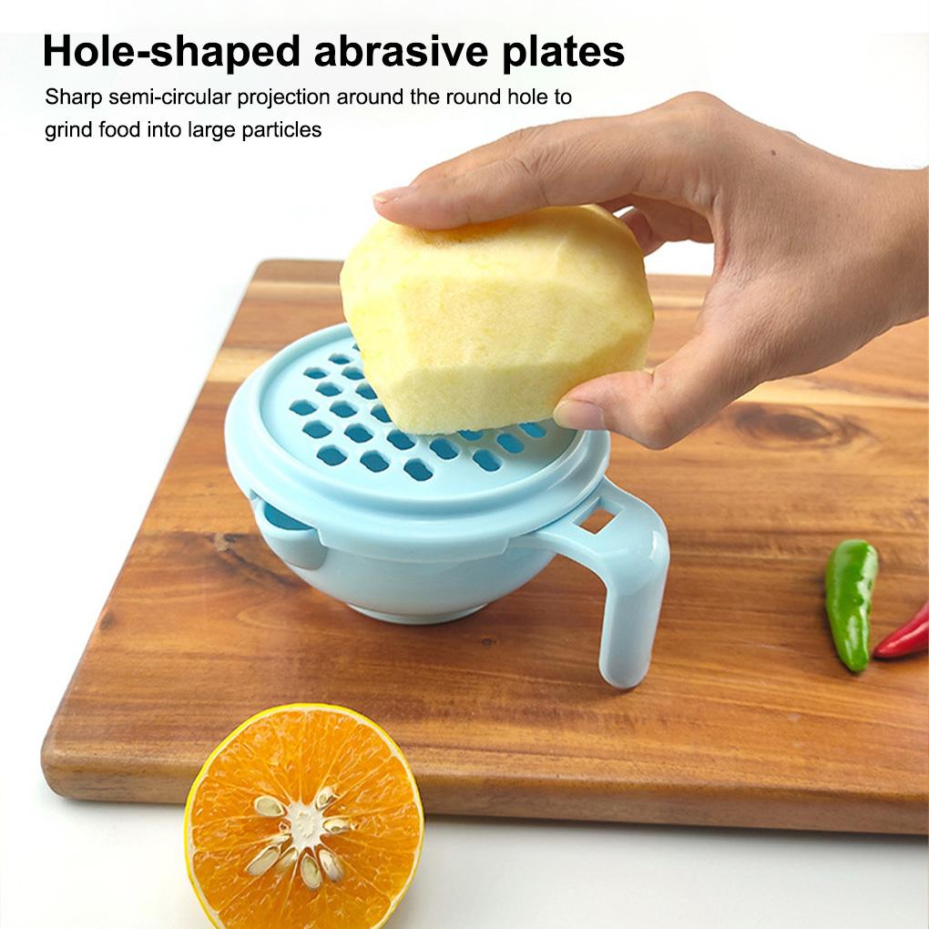 10 Pieces/Set Baby Food Masher Toddler Training Fruit Grinding Bowl Household Travel Filter Mill Bar Processor