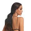 Handmade Hollow Out Fishnet Hat, Rhinestone Fashion Mid-length Fishnet Cap, Trendy Lady Accessory