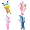 Flamingo Clown Shark Pig Koala Animal Inflatable Suit Cosplay Halloween Party