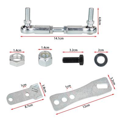 Stainless Steel Transfer Case Linkage Kit Fit for Jeep Cherokee XJ Comanche MJ 1986-2001 AW4 AX15 NP231 NP242 Transmission Parts