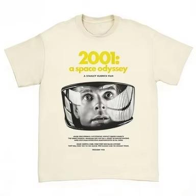 

Classic Retro Science Fiction Film 2001 A Space Odyssey Graphic Print Tshirt Unisex Women pure Cotton Homewear Summer New Top 4XL