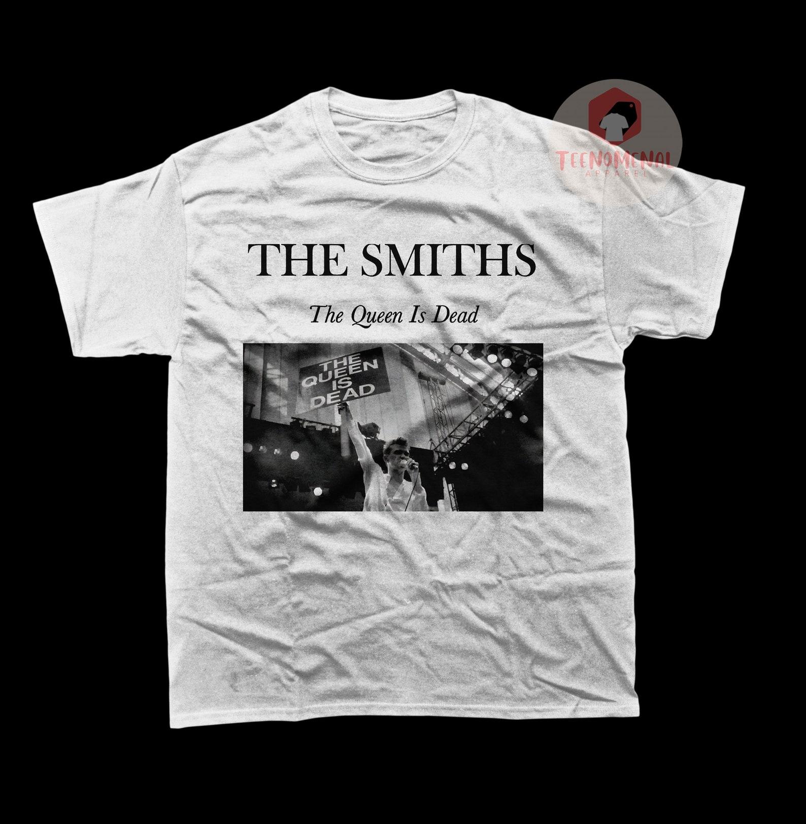 The Smiths Unisex T-Shirt - The Queen Is Dead Album Tee - Music Band Graphic Shirt - Printed Music Merch For Gift 3XL