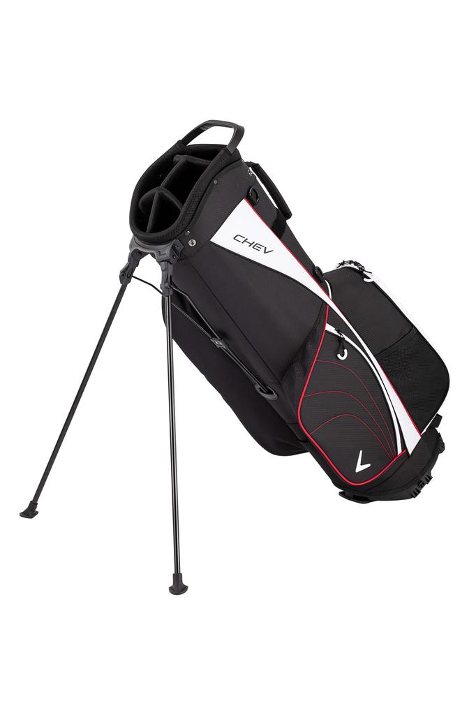 Callaway Caddy Bag STN CHEV BLK 25 (Stand Type 9.0 Type 47 Inch Compatible 2.6kg 5 Division) Black Men's