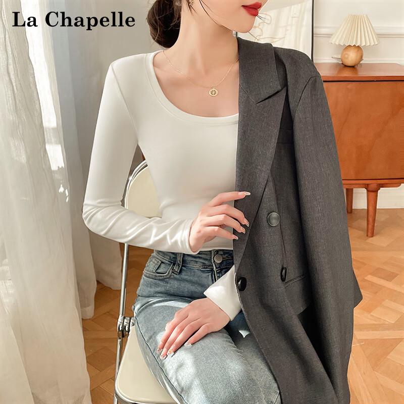 

La Chapelle Women s Slim-Fit Long Sleeve Base Layer T-Shirt L
