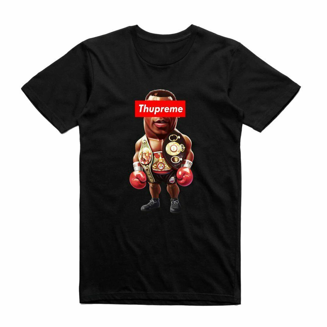 THUPREME Caricature Mike Tyson TShirt Premium Cotton Short Sleeve ONeck Unisexs T Shirt New S3XL S