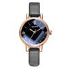 Women's Fashion Watch 3-Piece Set Rose Gold Case Leather Strap Retro Fresh Multi-Style Quartz Watch Daily All-Match