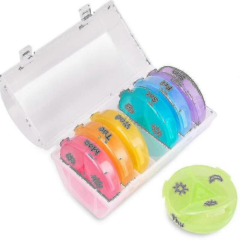 Pill Izer,weekly Am-pm Pill Box,7 Day Pill Boxes Medicine C