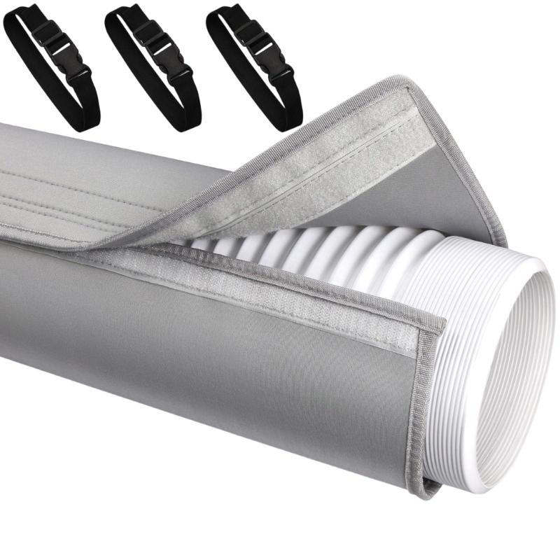 Portable Air Conditioner Hose Insulation Wrap 53 X 150 Cm, Elastic Band Cover for Bedroom and Home Office Cooling