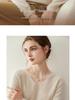 Women's Pure Cashmere V-Neck Pullover Sweater - Knitted, Simple, Versatile Layer