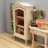 1:12 Miniature Arched Top Dollhouse Display Cabinet - Realistic Mini Furniture