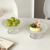 Europeisk Lett Luksus Krystallglass Kakestativ Fruktfat Snacksbrett Dessert Holder for Bryllup Høyfotet Cupcake Utstilling