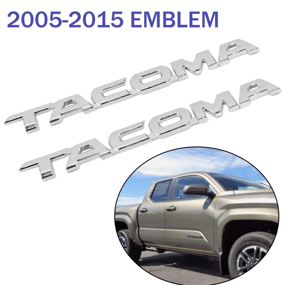 2pcs For 2005-2015 Tacoma Left Right Door Side Badges Emblems Letters Nameplate