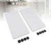2pcs Diatomite Coaster Water Absorbent Fast Drying  D Diatomaceous Earth Soap Dish with Foot Pads for Bathroom Kitchen