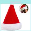 Gorro Navideño Unisex Clásico Rojo y Blanco Para Adultos y Niños Fiesta de Vacaciones
