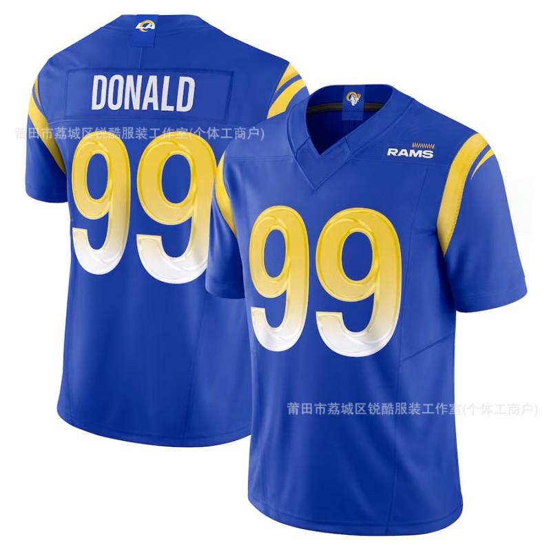 Los Angeles Rams NFL Football Jersey Short Sleeve Men Women Adult Unisex Team Apparel Size S To XXXL