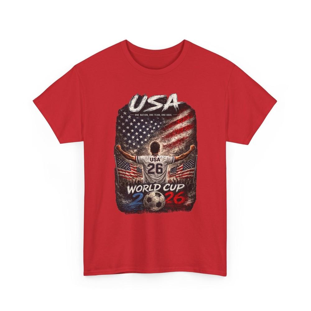 World Cup 2026 USA T-Shirt, Soccer Football Shirt