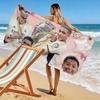 Bellingham Print Beach Towel, Large Soft Quick Dry Towel for Beach Camping Swimming